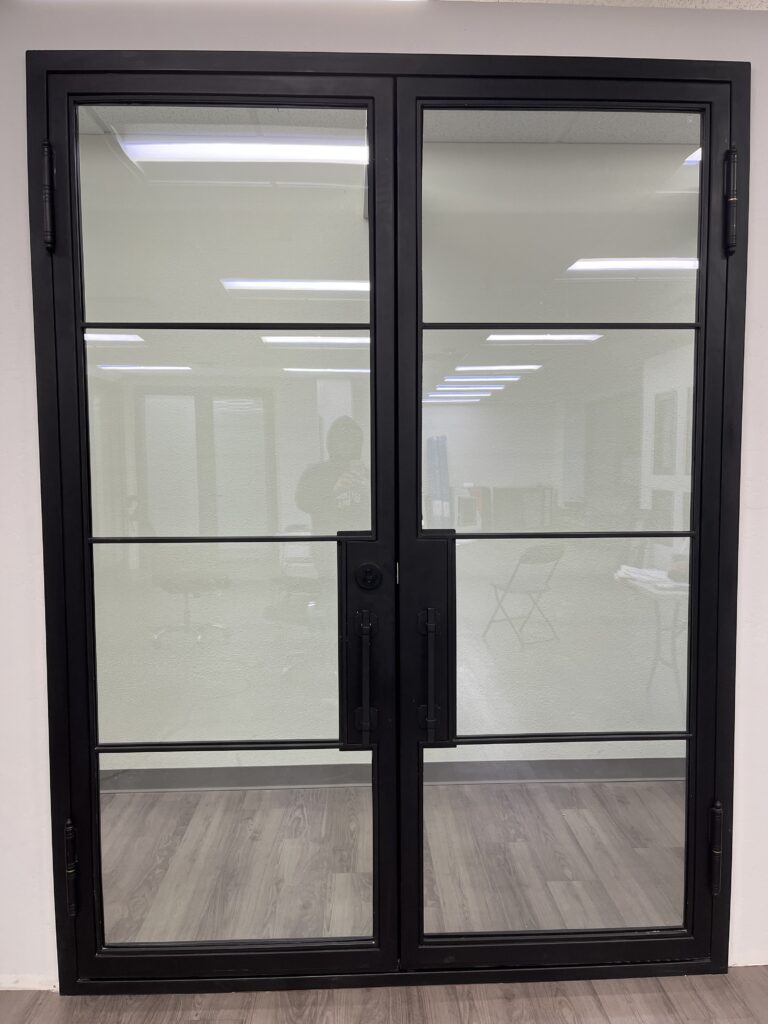 Iron Entry Double Door, Square Top by Open Sesame
