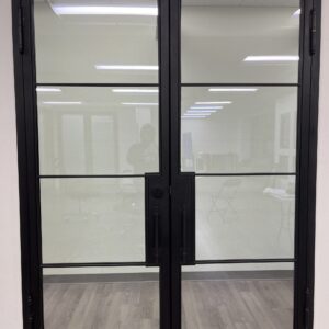 Iron Entry Double Door - Square Top